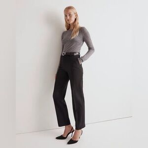 Madewell Fairbanks Black Women's Trousers